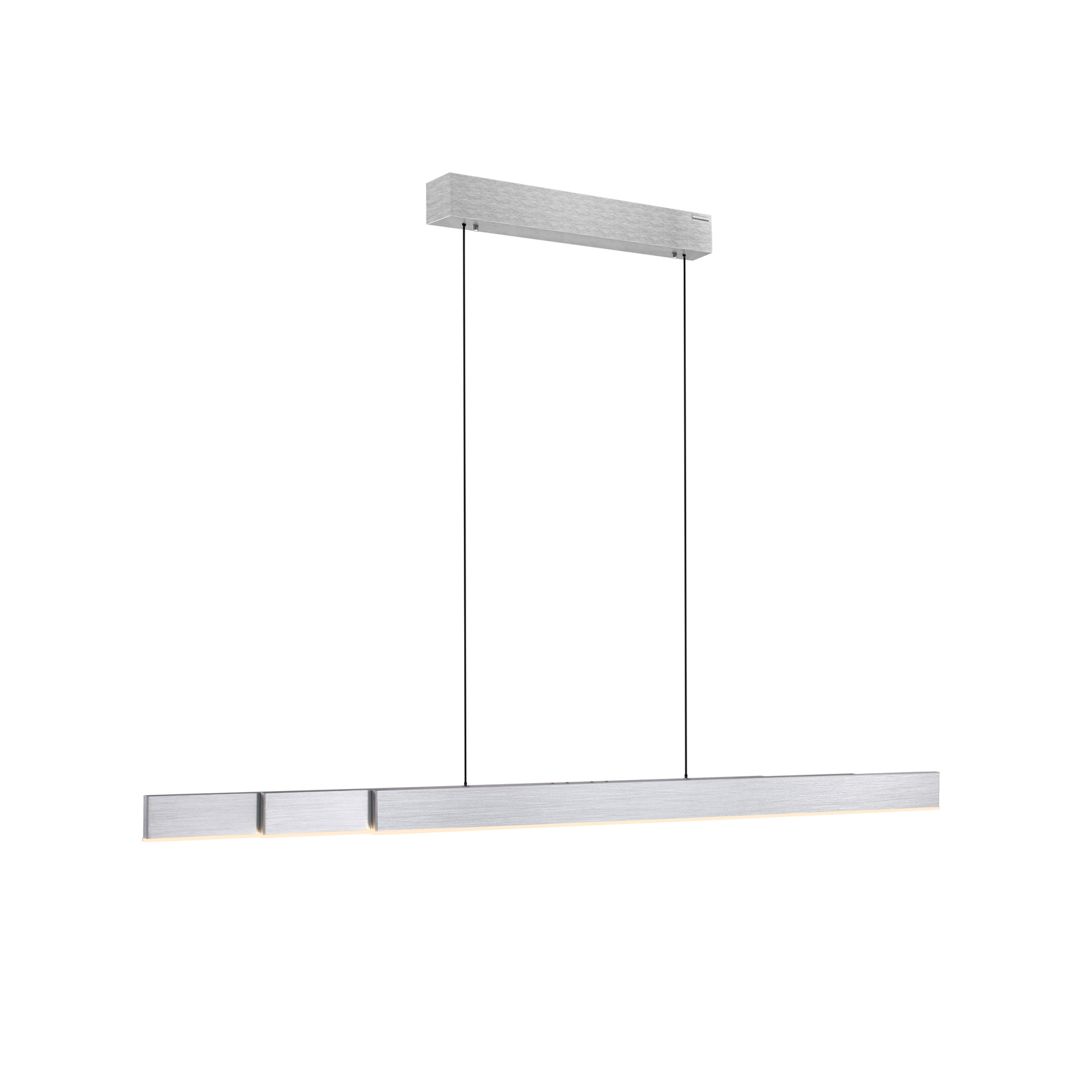 PURE Moto-Rise LED pendant light with CCT, silver