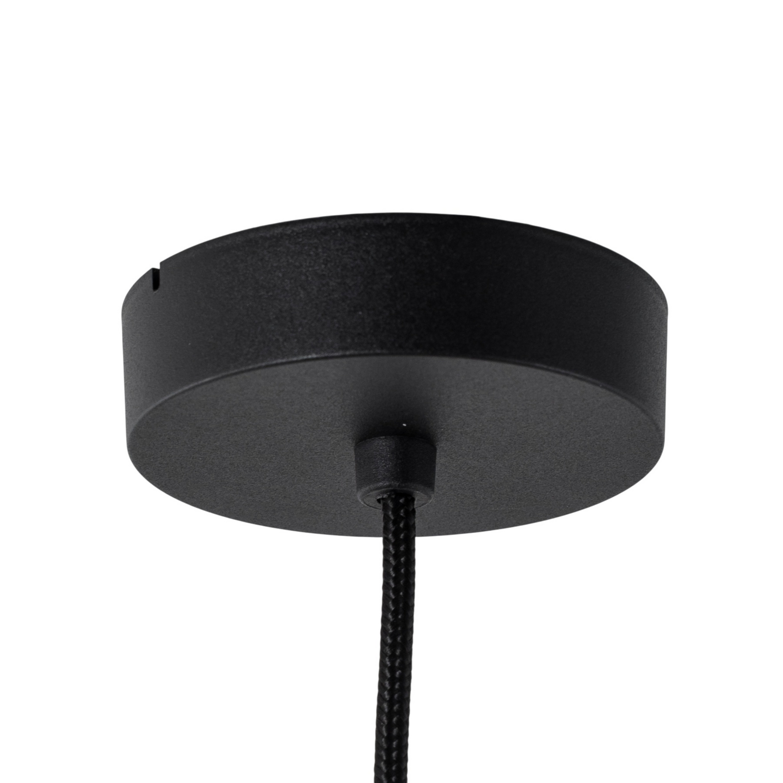 Lampa wisząca Triniti, czarny/złoty, Ø 60 cm, tekstylna