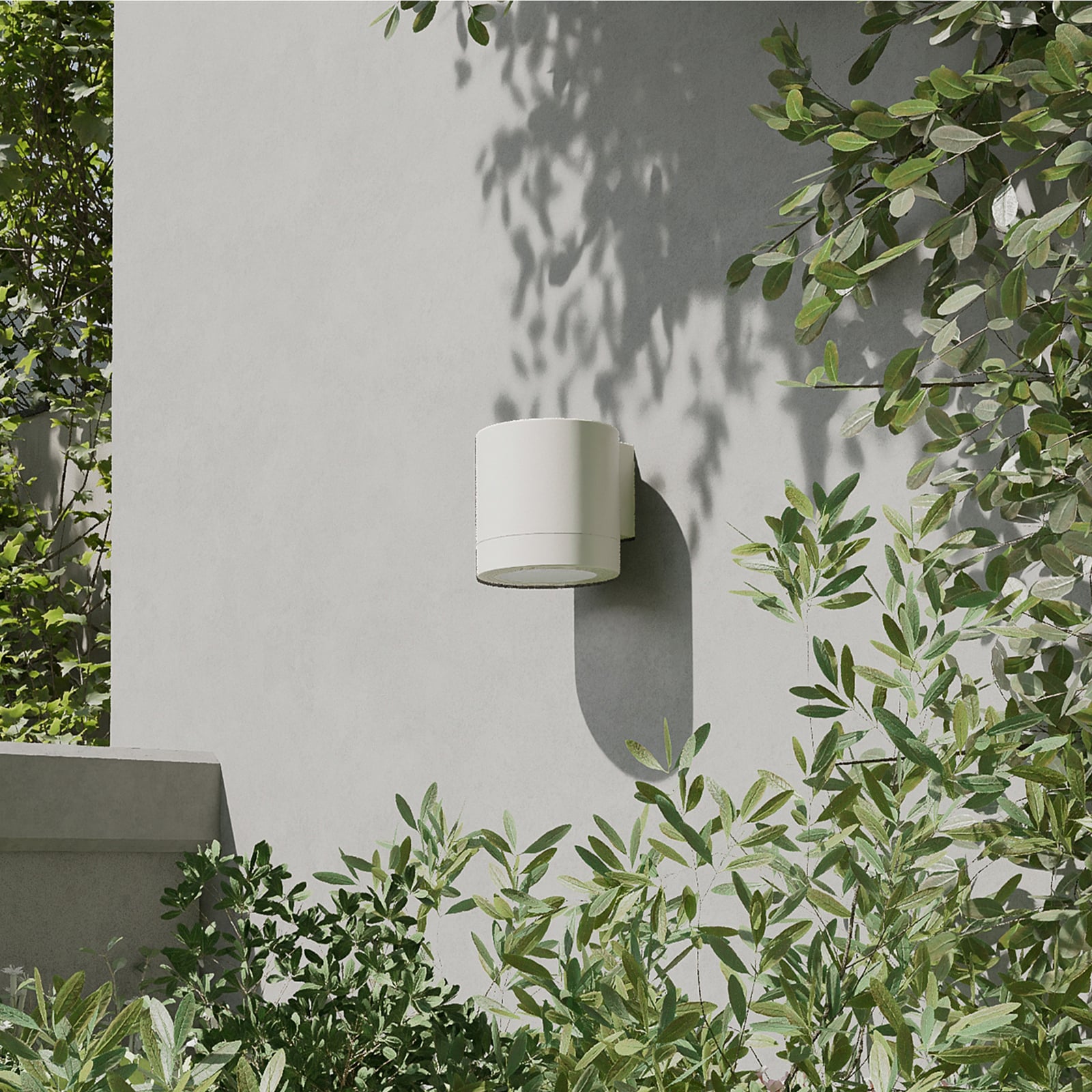 Philips Fylx kültéri fali lámpa, fehér, fém, IP44, GU10