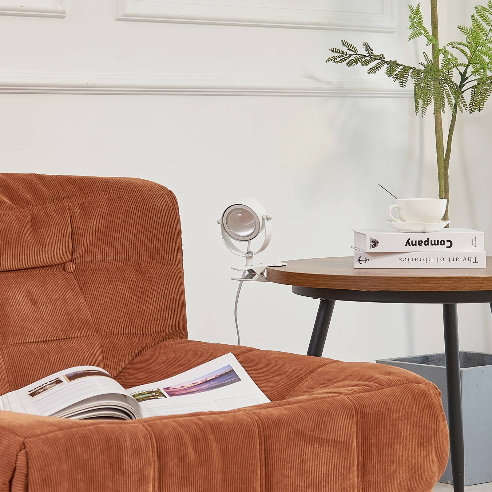 Lindby Klemmleuchte Jyla, weiß matt, GX53 günstig online kaufen