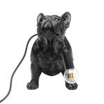 KARE Lampe à poser Toto, noir, résine synthétique, figurine de chien