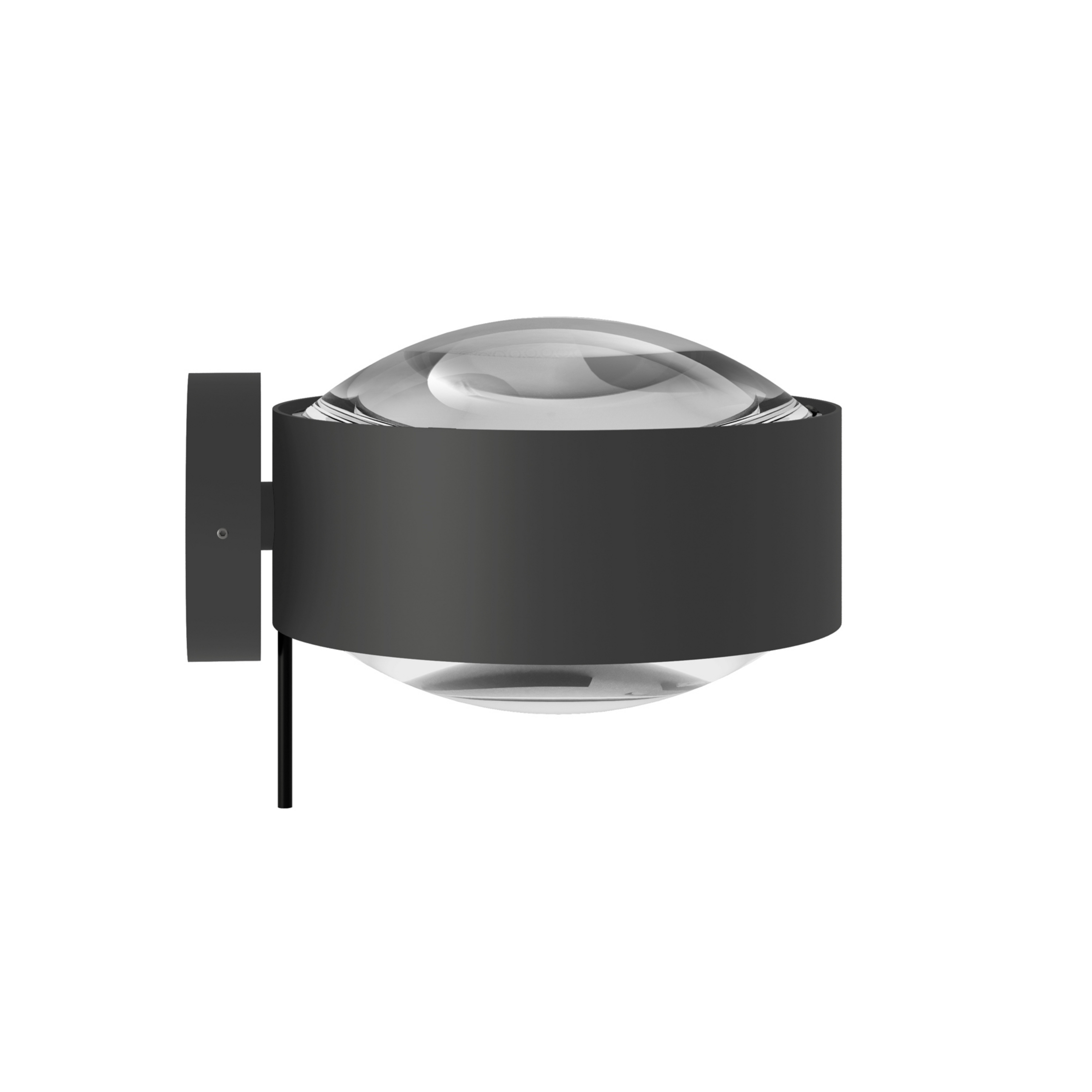 Puk! 120 Lentes LED de parede para projetor transparente antracite mate