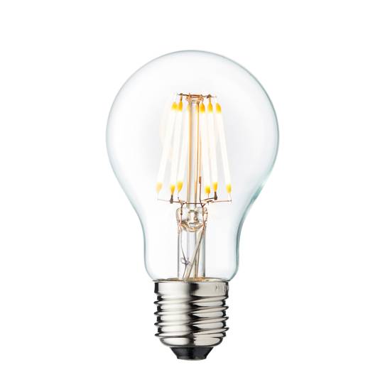 Arbitraire LED lamp, E27 Ø 6 cm 5 W 2.200 K dimbaar