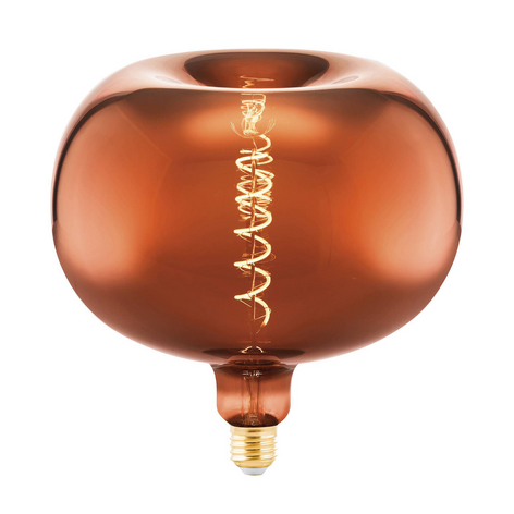 LED-Lampe E27 4W Big Size in Apfelform, kupfer