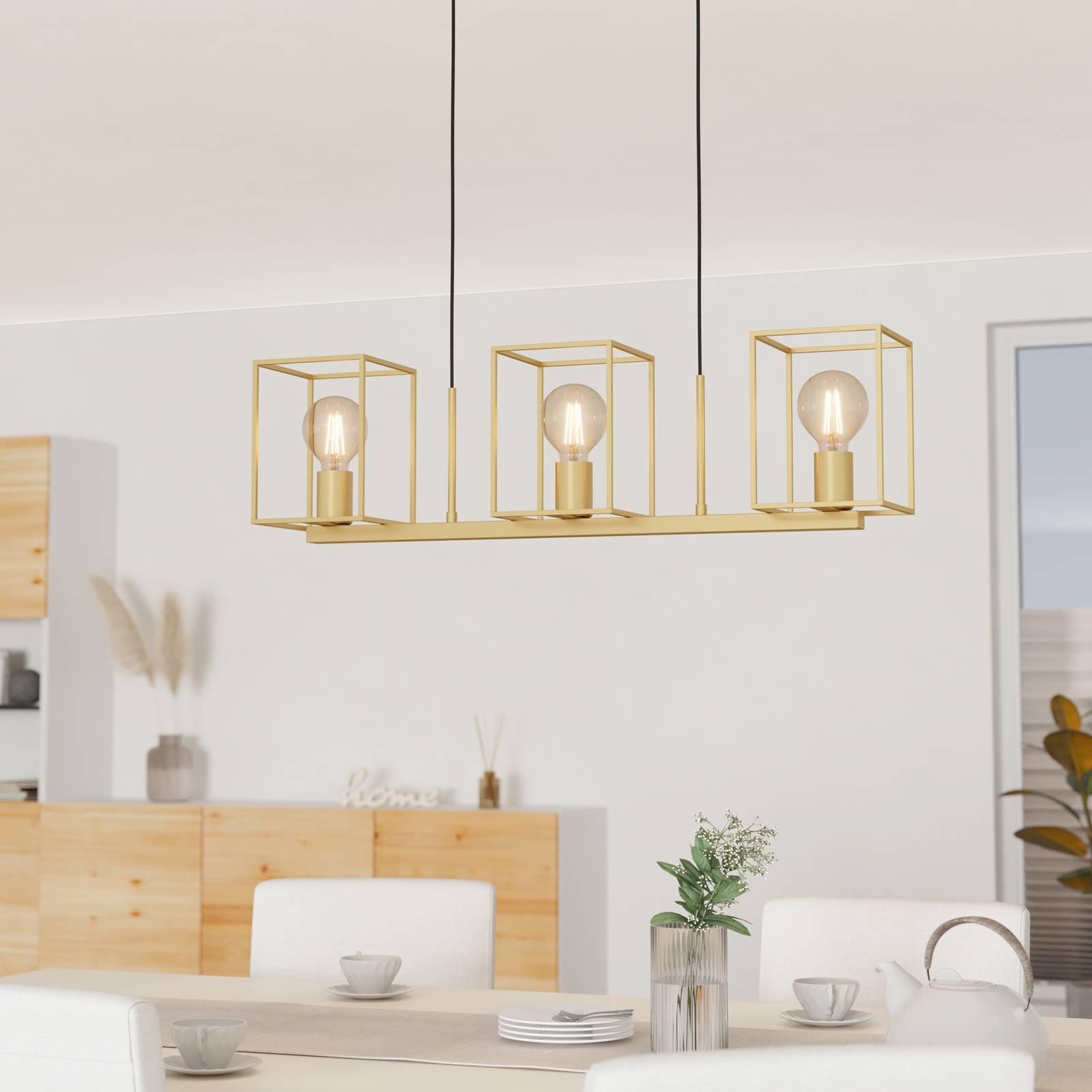 Pendelleuchte Cumiole, dreiflammig günstig online kaufen