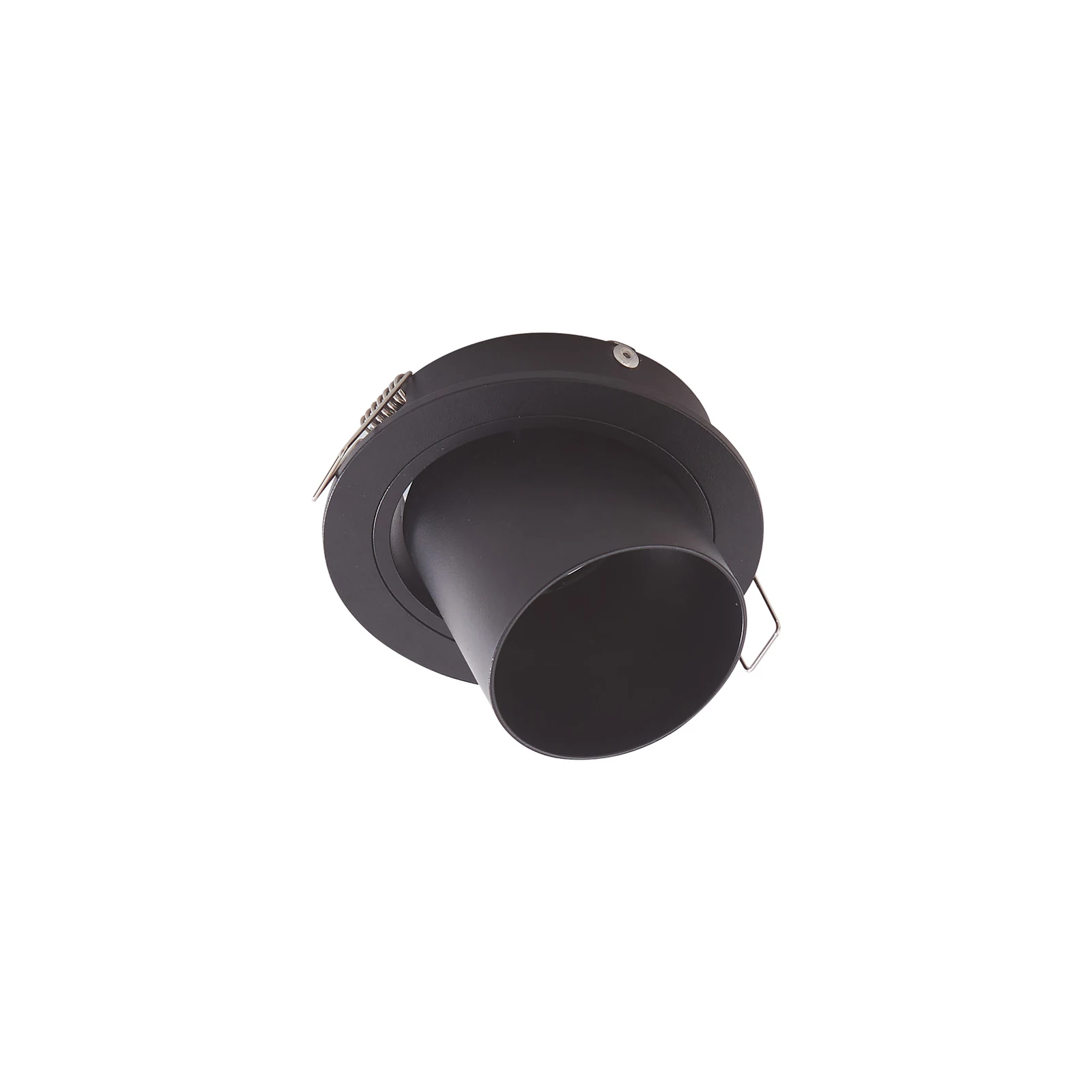 Spot de plafon Lindby Thorid, Ø 9 cm, negru, metal, GU10