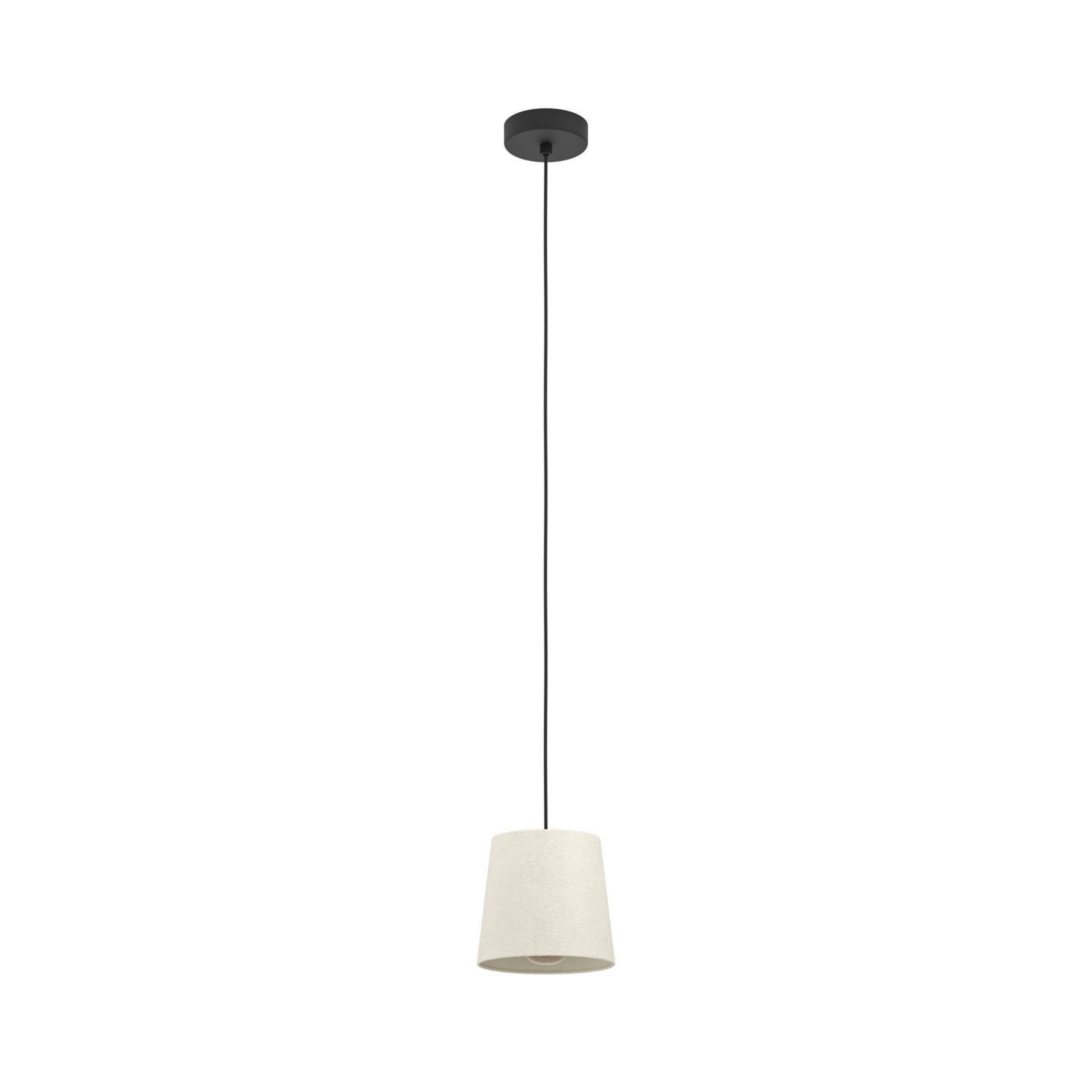 Lampa wisząca Febres, czarny/biały