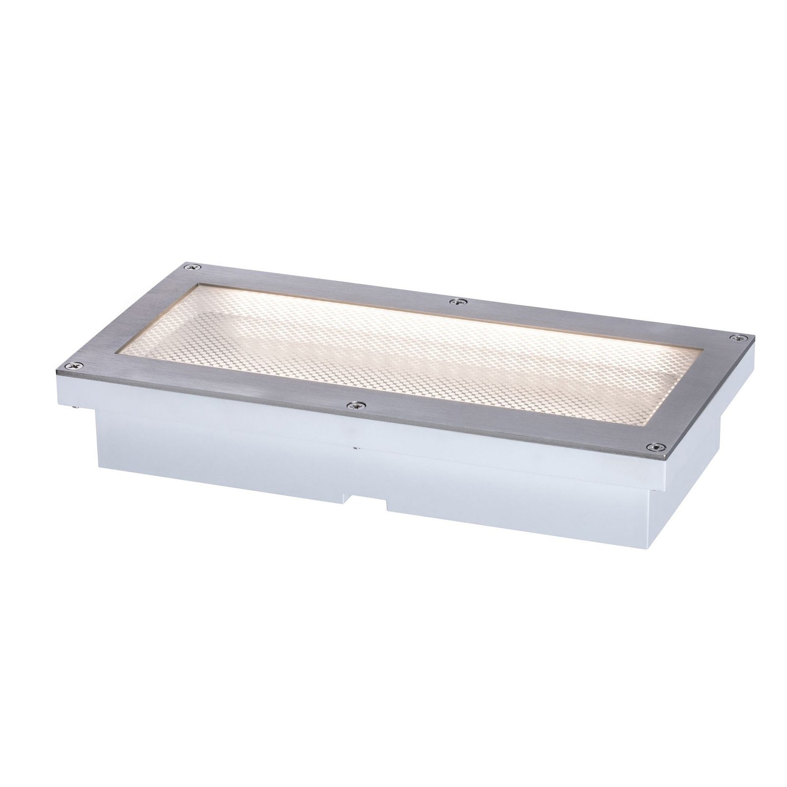 Brick LED-Bodeneinbauleuchte, grau, 10 x 20 cm - Paulmann