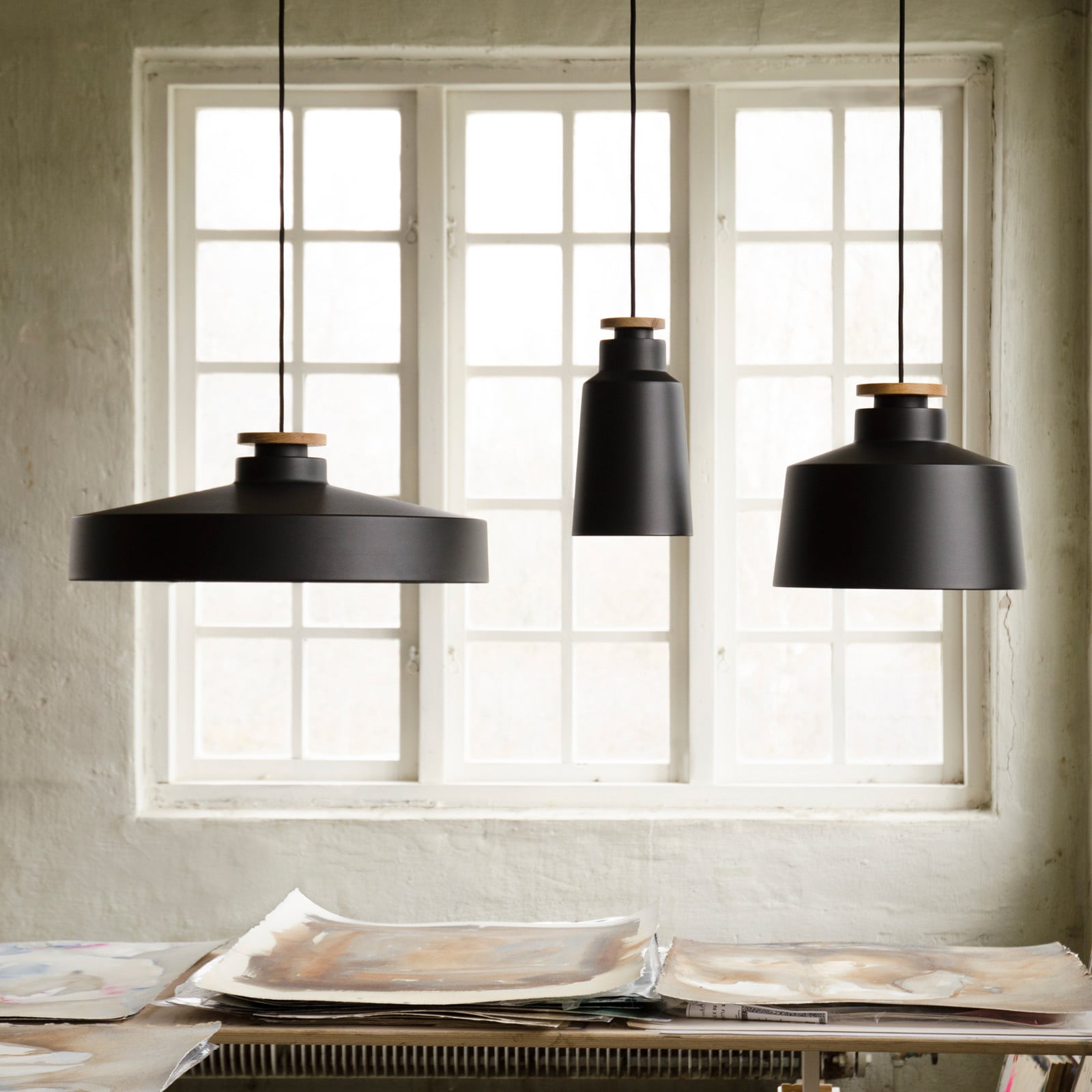 Street Pendel Small Black Herstal - Spisestue - Metal