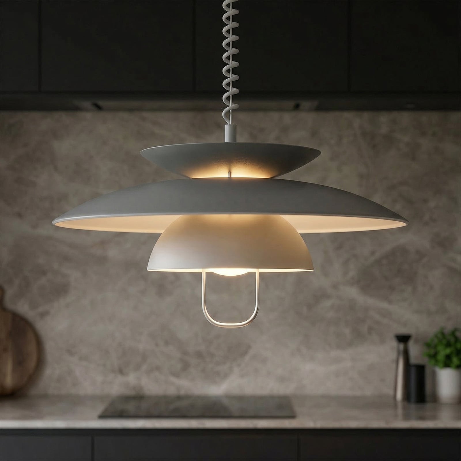 Nadija Pendant Grey - Lindby