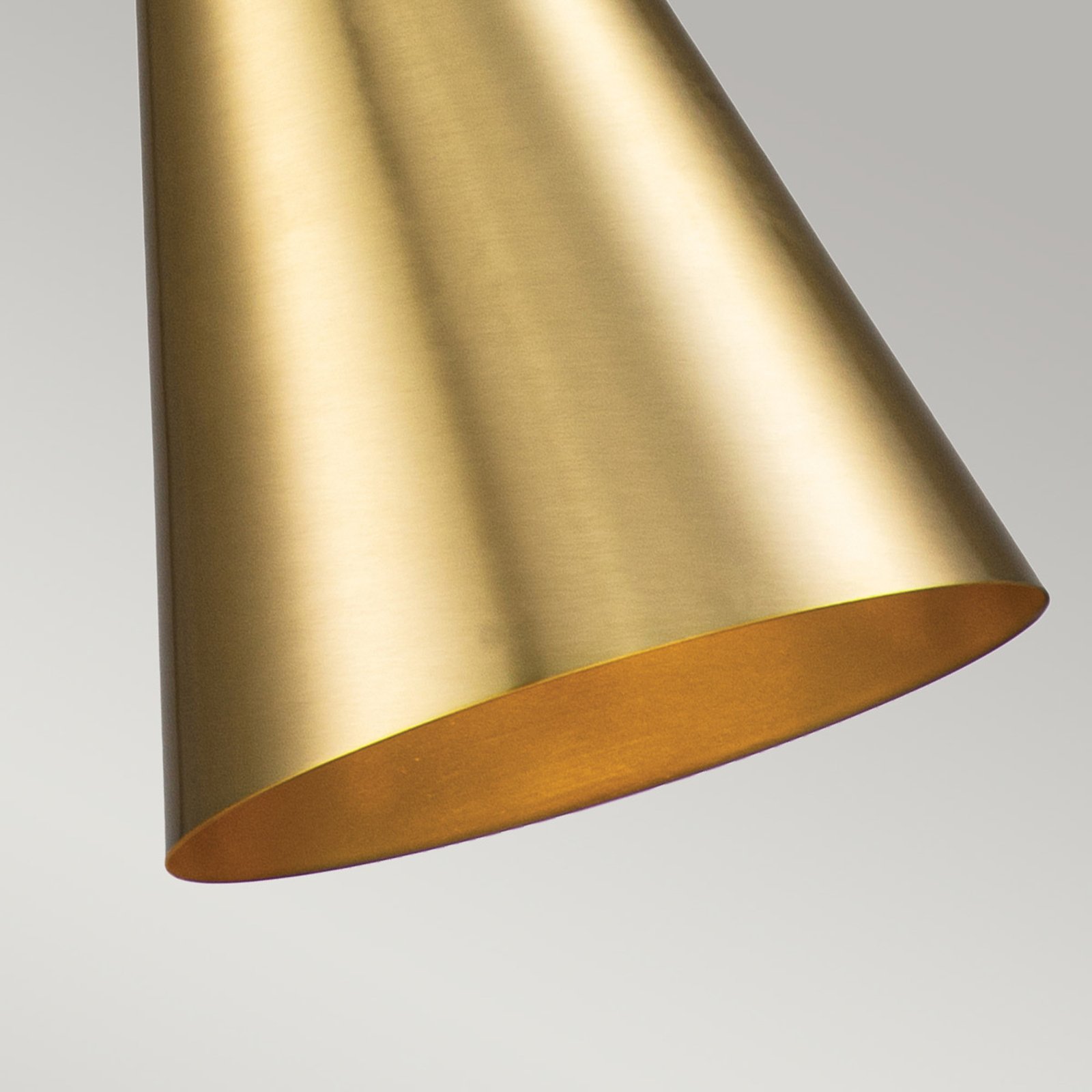 Lampa wisząca Etoile 1-pkt. Ø17,8 cm mosiądz antyk