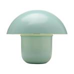 KARE Lámpara de mesa Mushroom, verde, acero, altura 27 cm