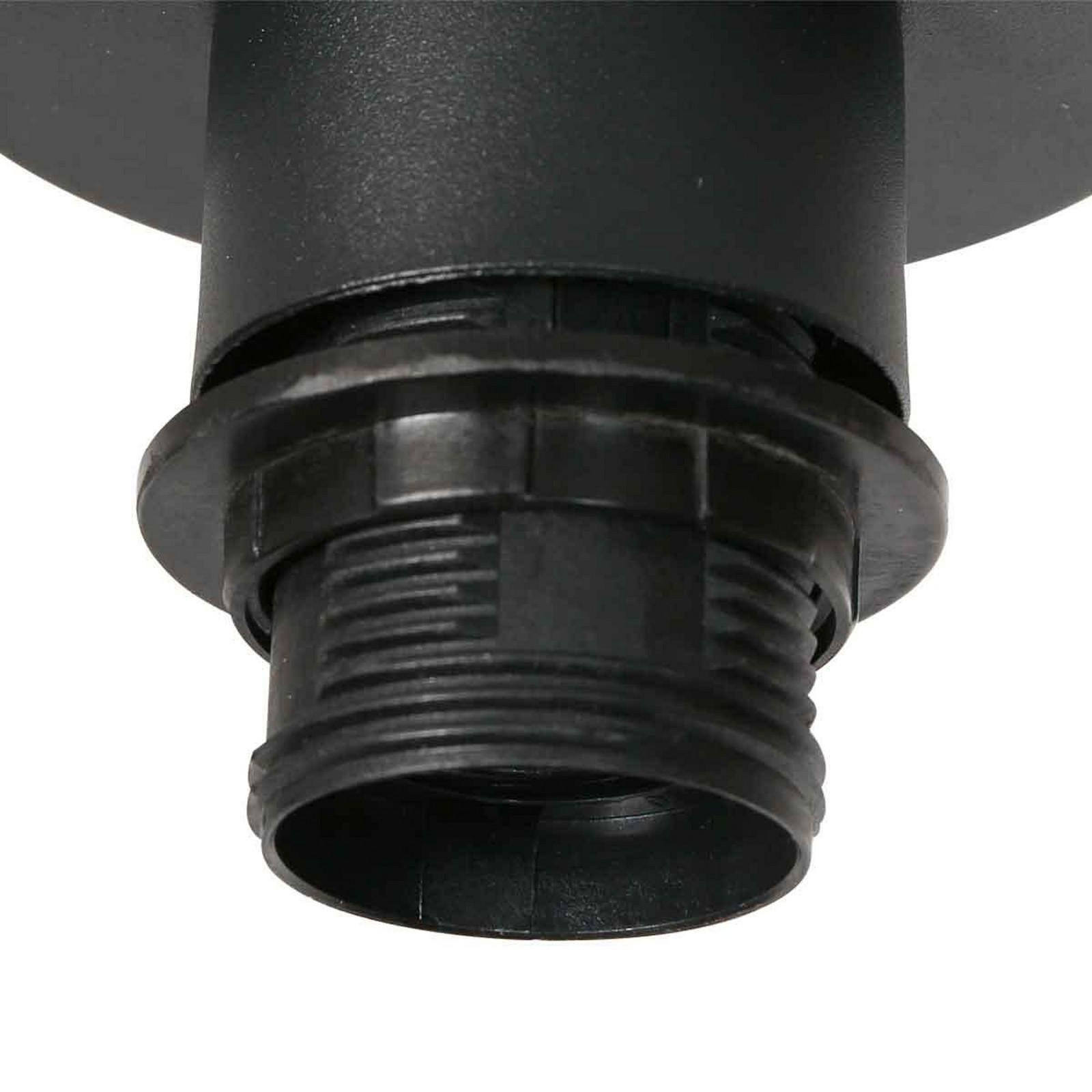 Steinhauer Plafonieră Bloeba Ø 20 cm lemn natural E27 - Camera de zi / sufragerie - Scandinavă - Lemn deschis negru - Bamboo