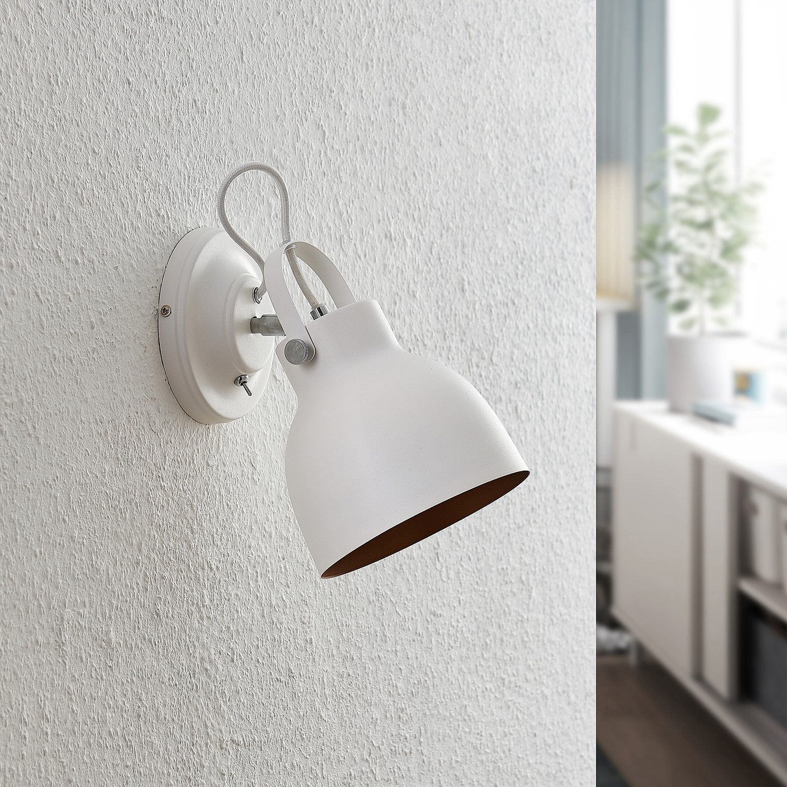Adirta Lampa Ścienna White - Lindby