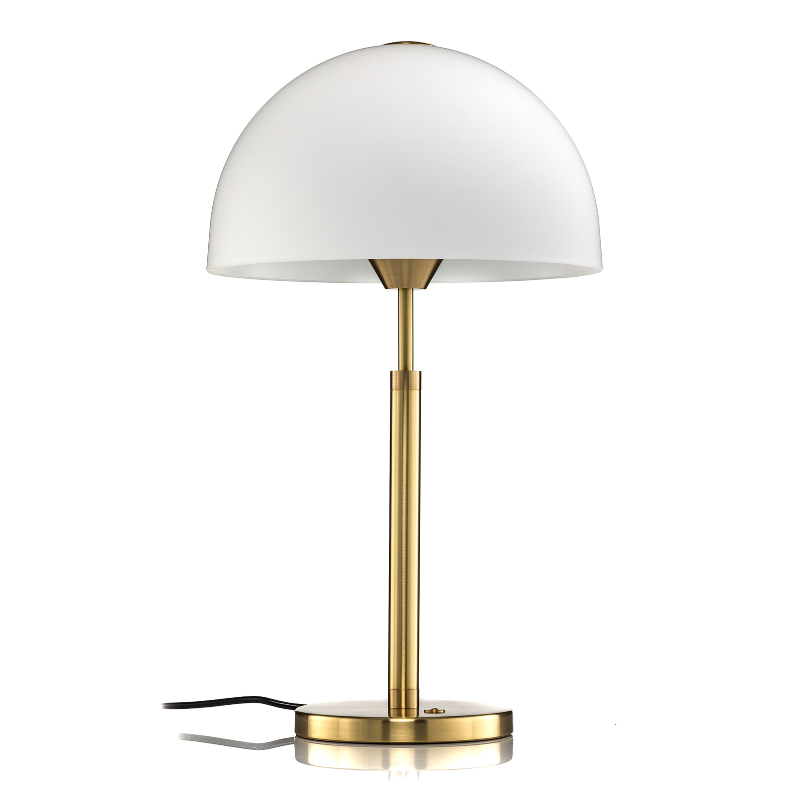 Rothfels Laurena LED-Tischlampe, Glas, messing