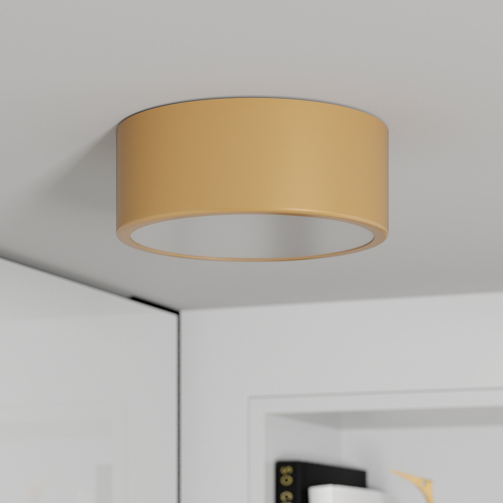 Cleo ceiling light, Ø 20 cm, gold