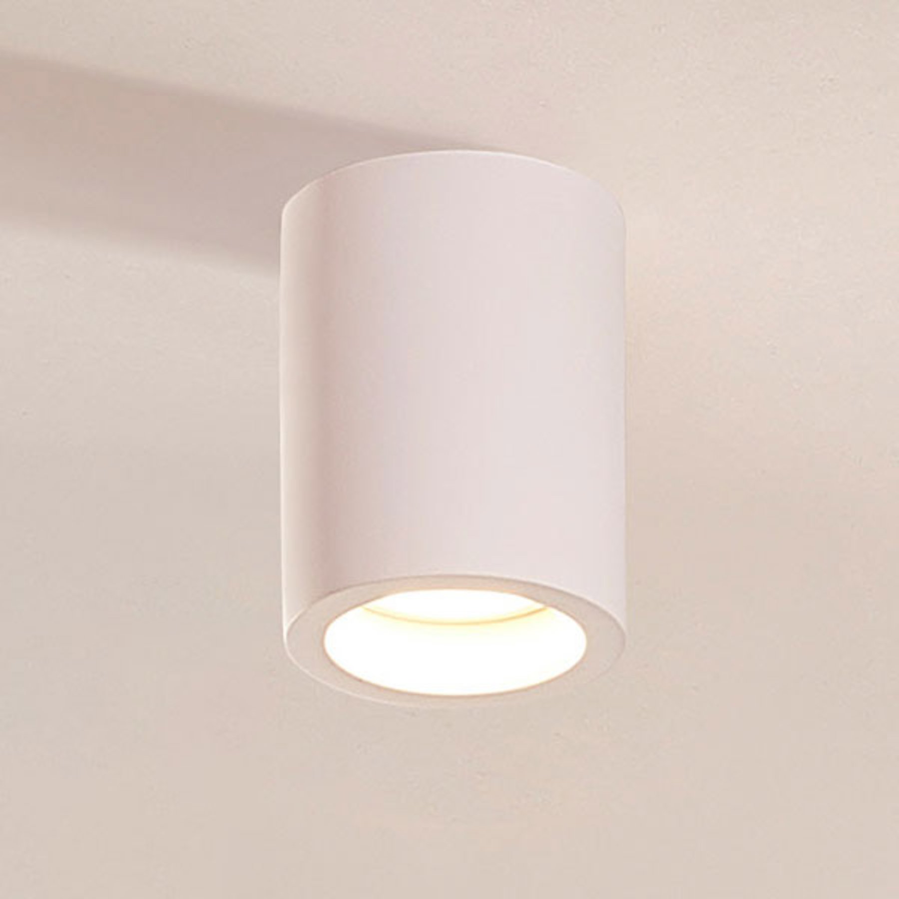 Lindby Compact LED downlight Annelies, Easydim, for Living / Dining Room, plaster, GU10, 5 W, energy efficiency: A+, H: 9 cm