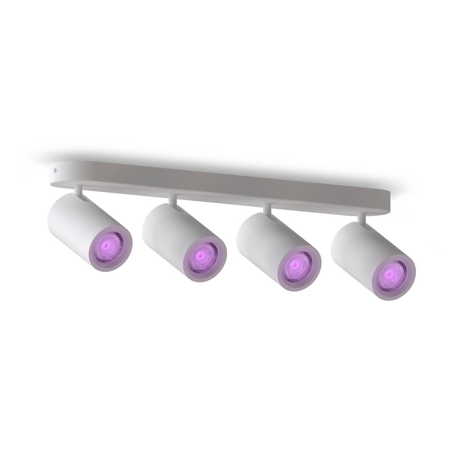 Calex Smart Deckenspot weiß Länge 49 cm 4-flg. GU10-LED RGBW