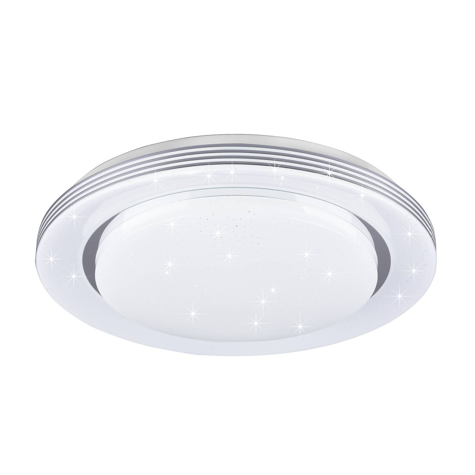  Reality Leuchten Led-deckenlampe Atria, ø 48 Cm, Weiß, Kunststoff, Cct 