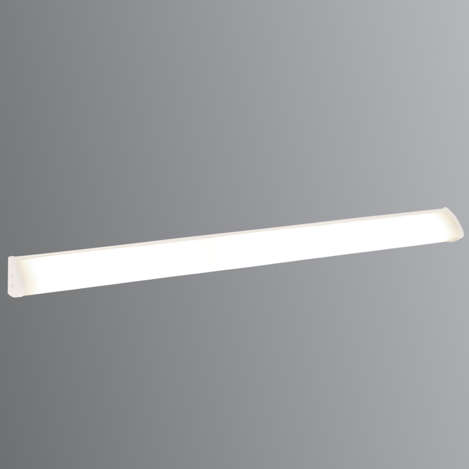 Pamalux Stylistic wall light Supra width 120 cm, for Bathroom, aluminium, plastic, G5, 28 W, energy efficiency: A, W: 120 cm, H: 7.5 cm