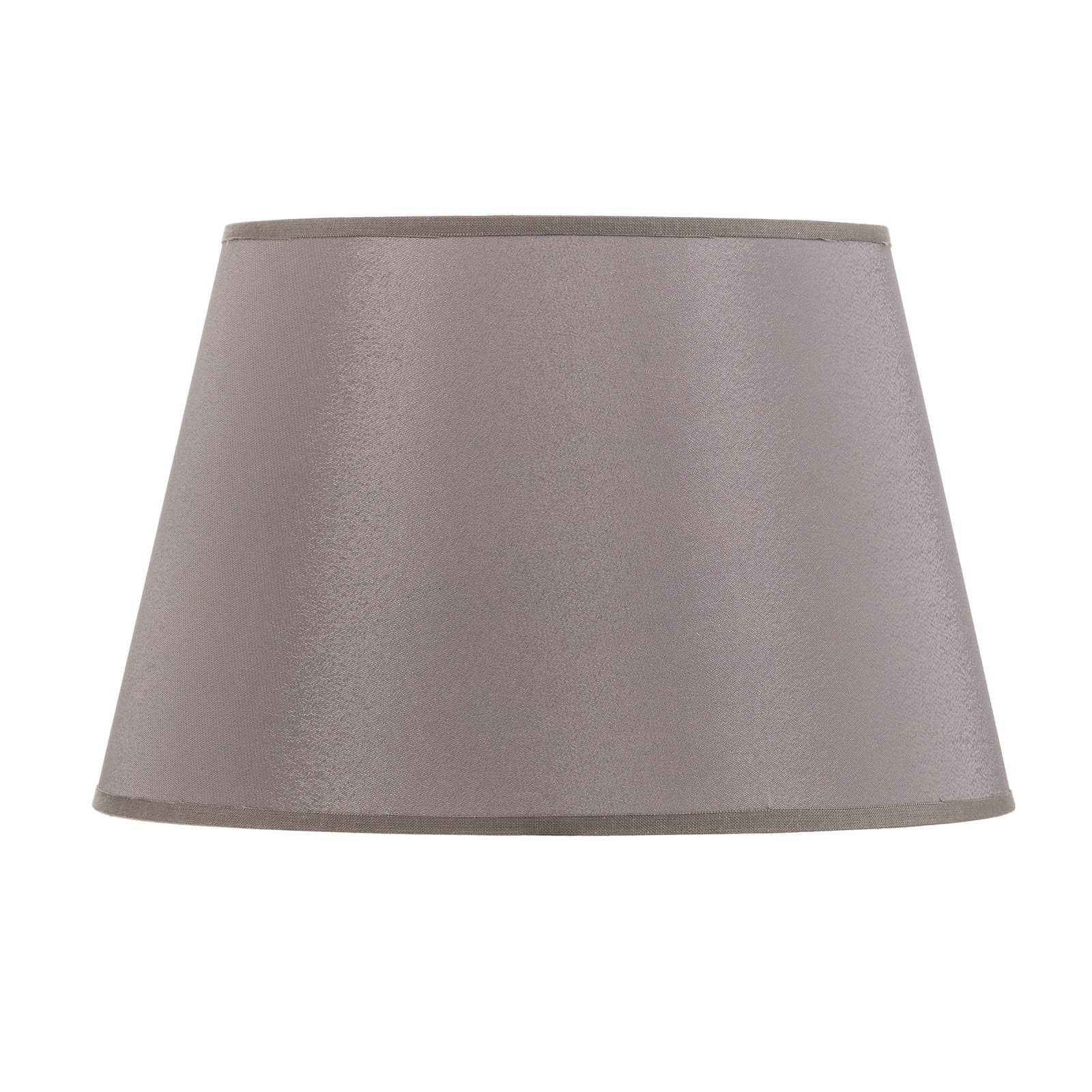 Lampeskjerm Cone høyde 18 cm, chintz grå/hvit