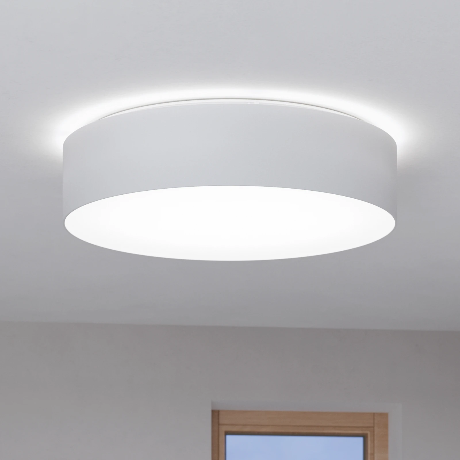 EGLO connect Romao-Z LED-Deckenlampe, Ø57cm, weiß