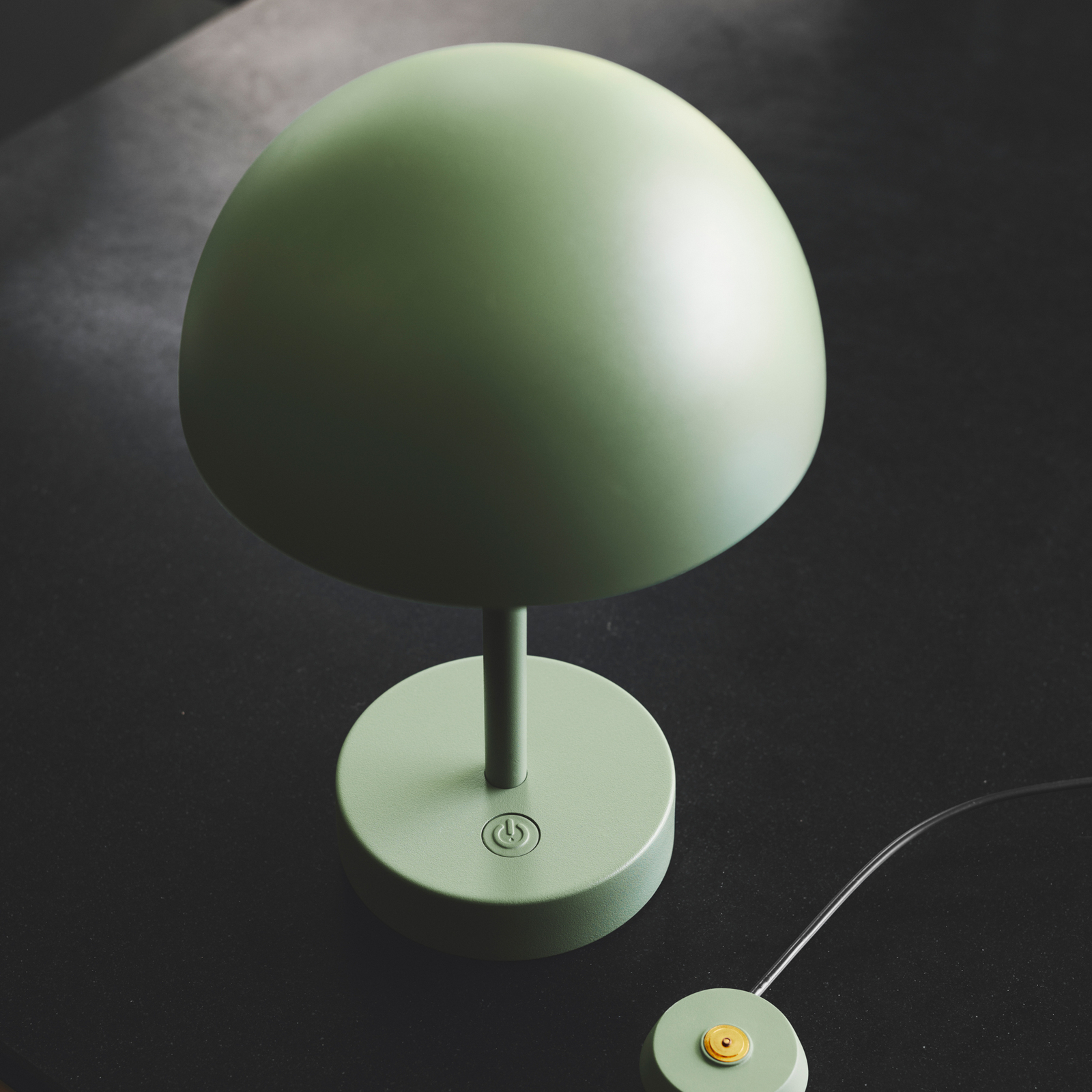 Ellen To-Go Portable Table Lamp IP44 Olive Green - Nordlux
