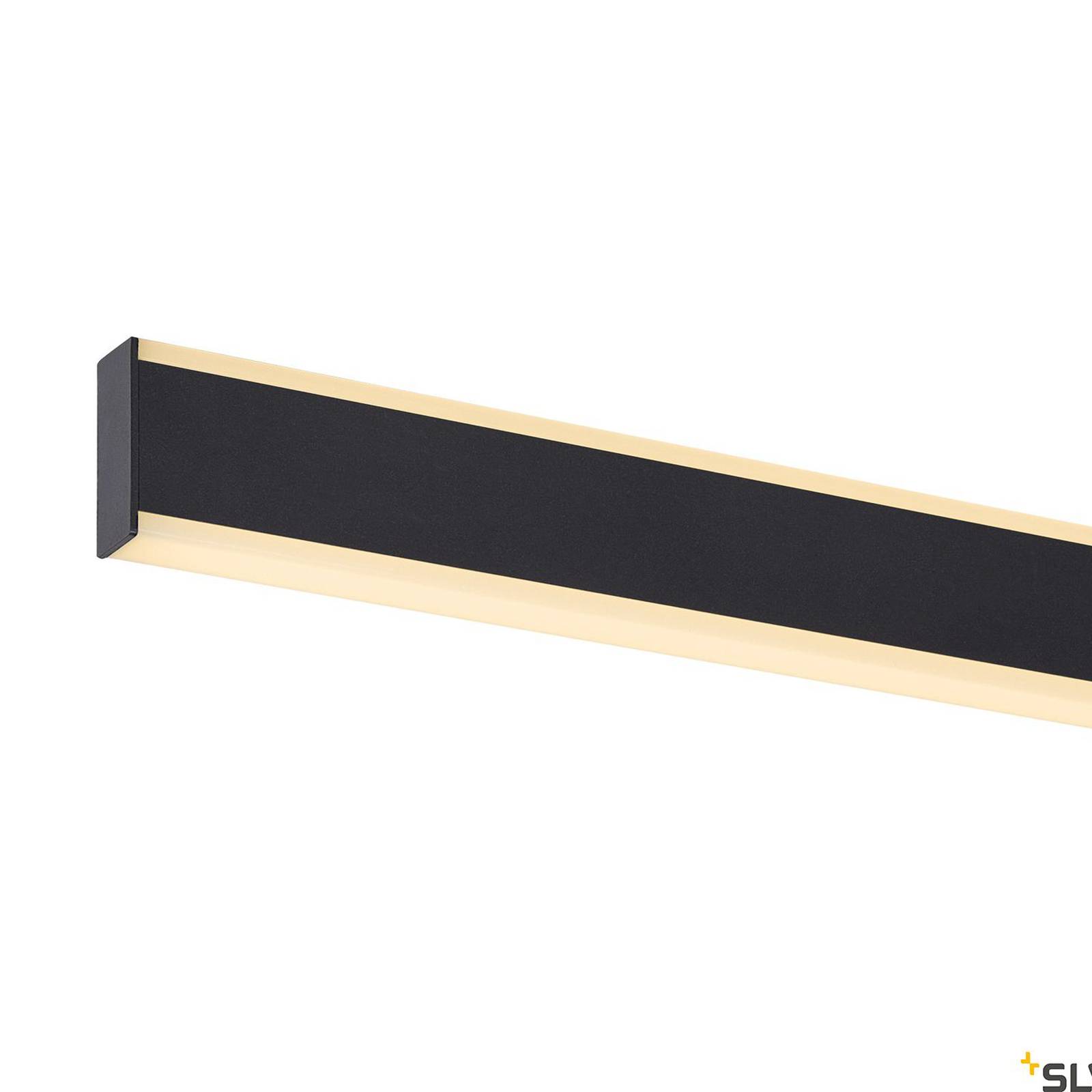 SLV One Linear LED-Hängeleuchte, 140 cm, schwarz