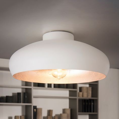 Deckenlampe Mogano aus Metall, weiß