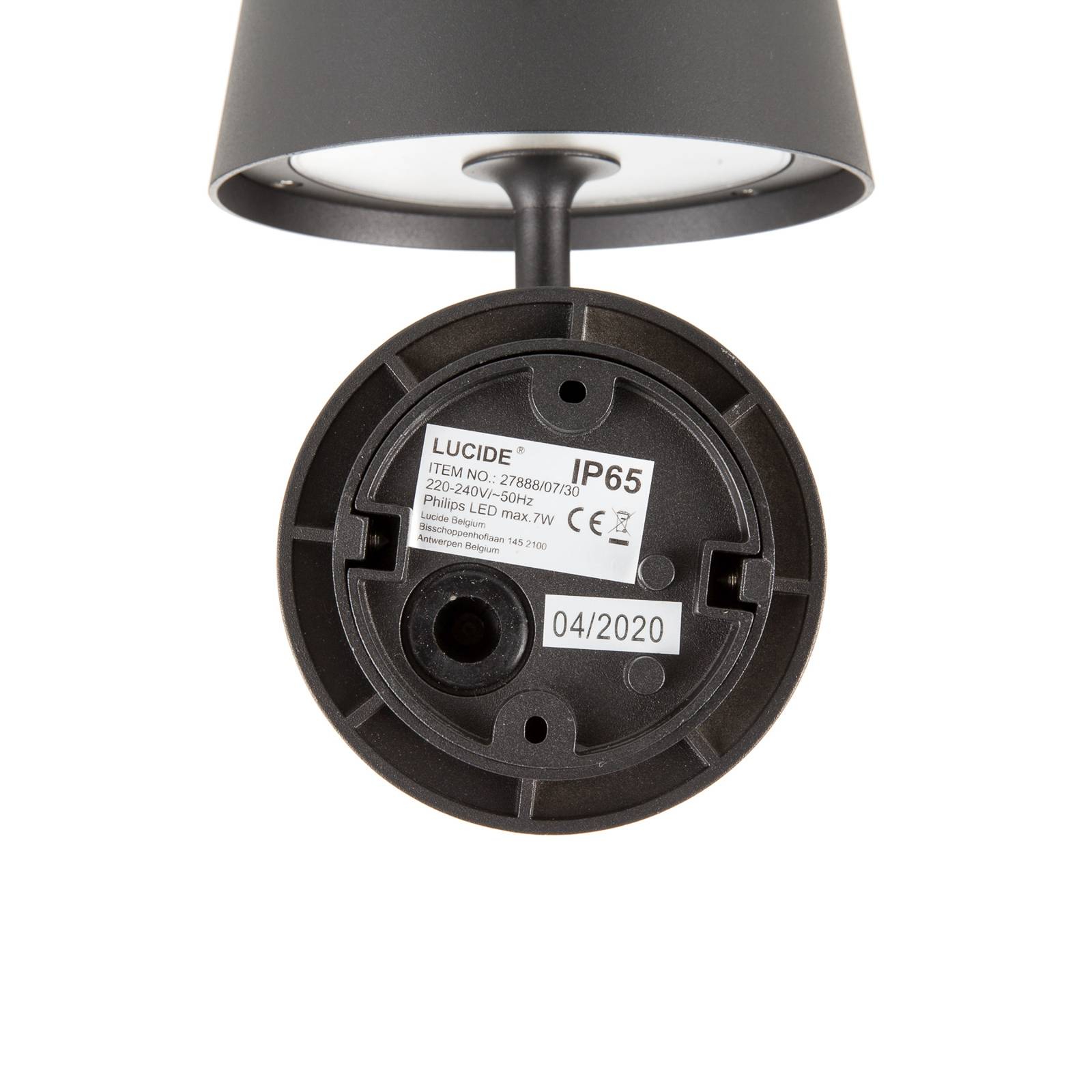 Kinkiet zewnętrzny LED Justin czarny