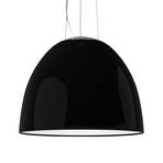 Artemide Nur Gloss závesná lampa, čierna, lesklá