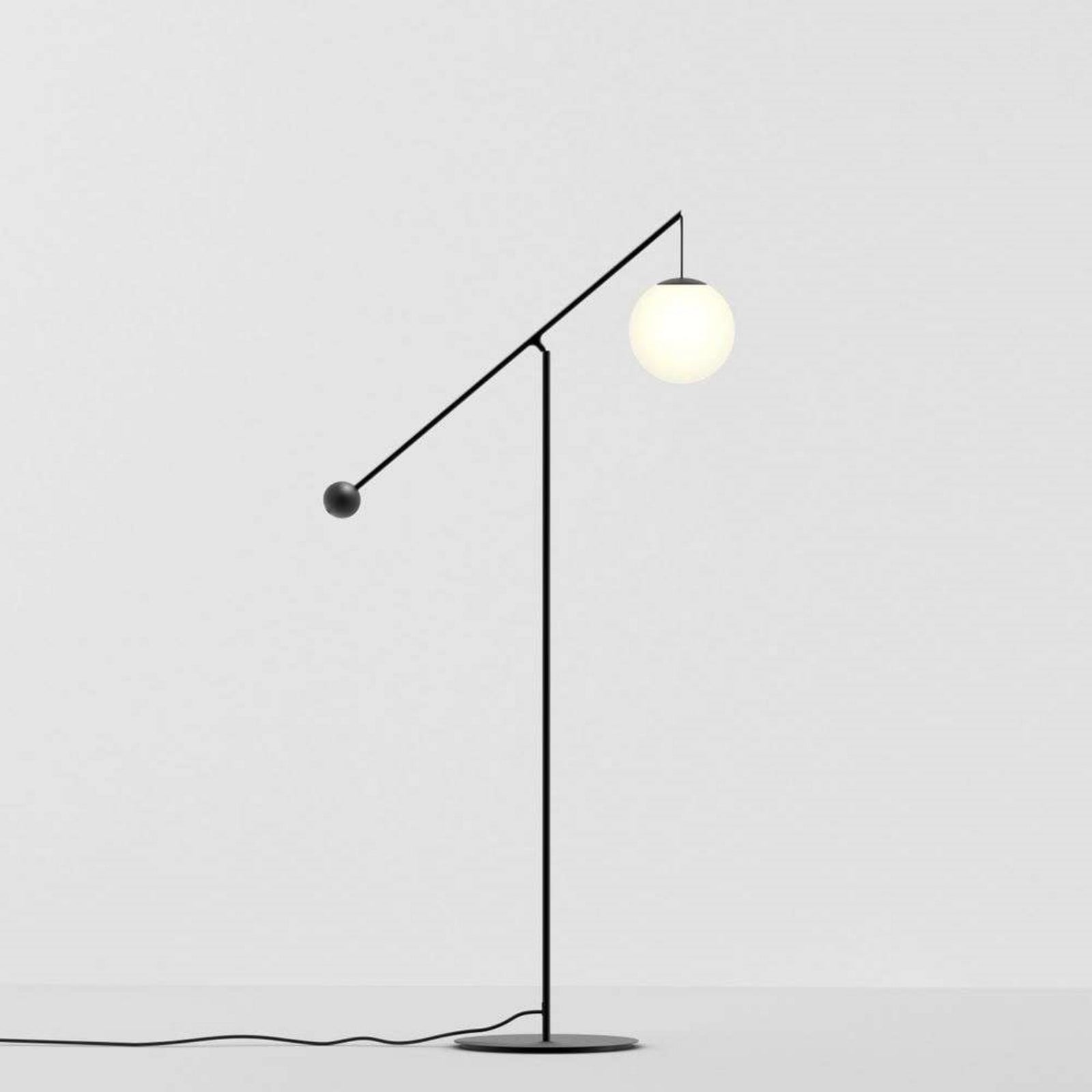 Malamata Stehleuchte Brushed Brass Luceplan - Wohnzimmer - Metall