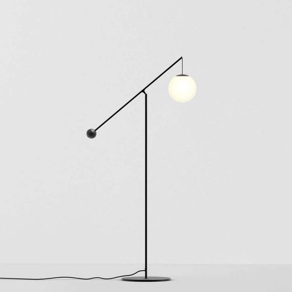 Luceplan Malamata Golvlampa, guld / mässing från Luceplan