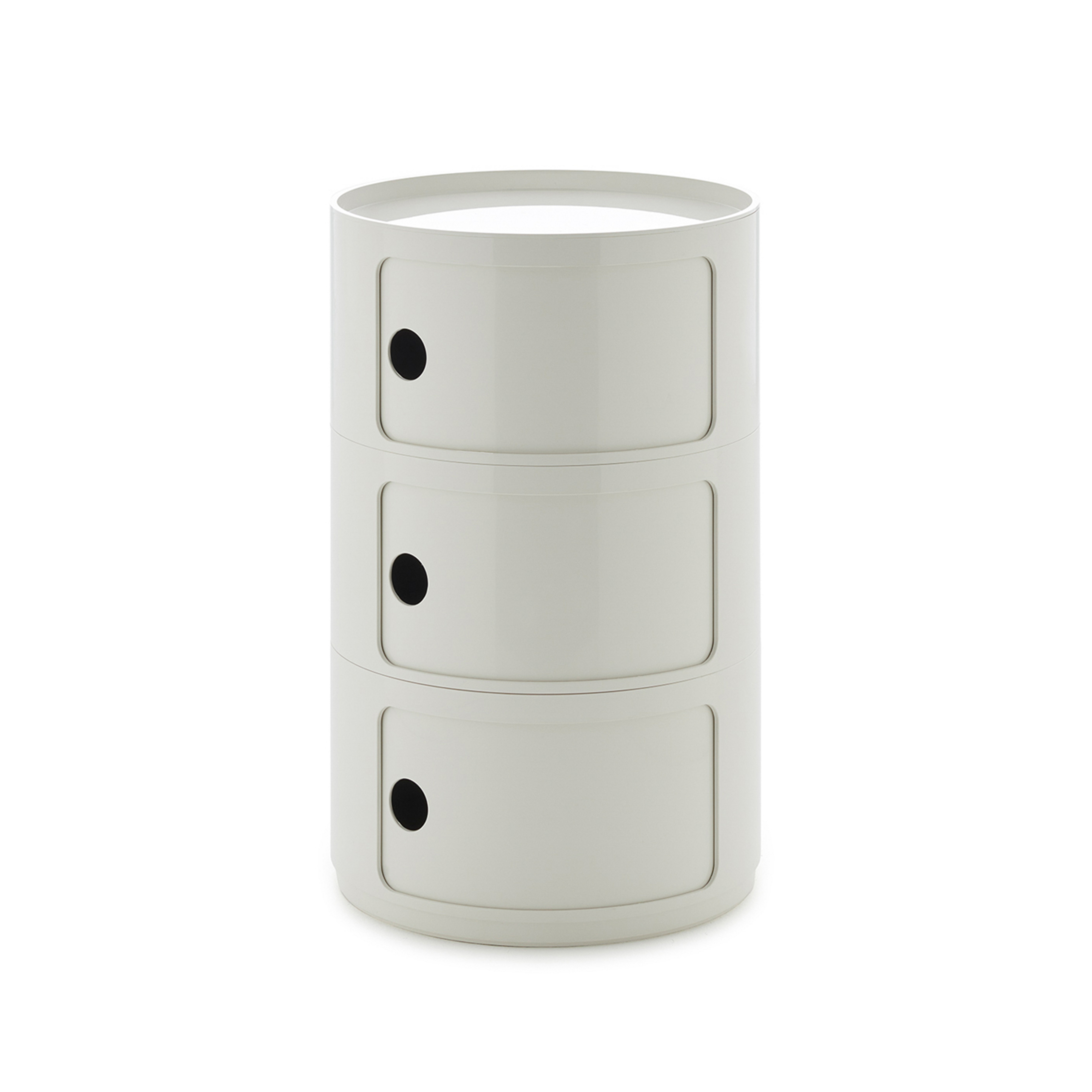 Componibili Big Container, bílá, 3 prvky, výška 69,5 cm - Kartell