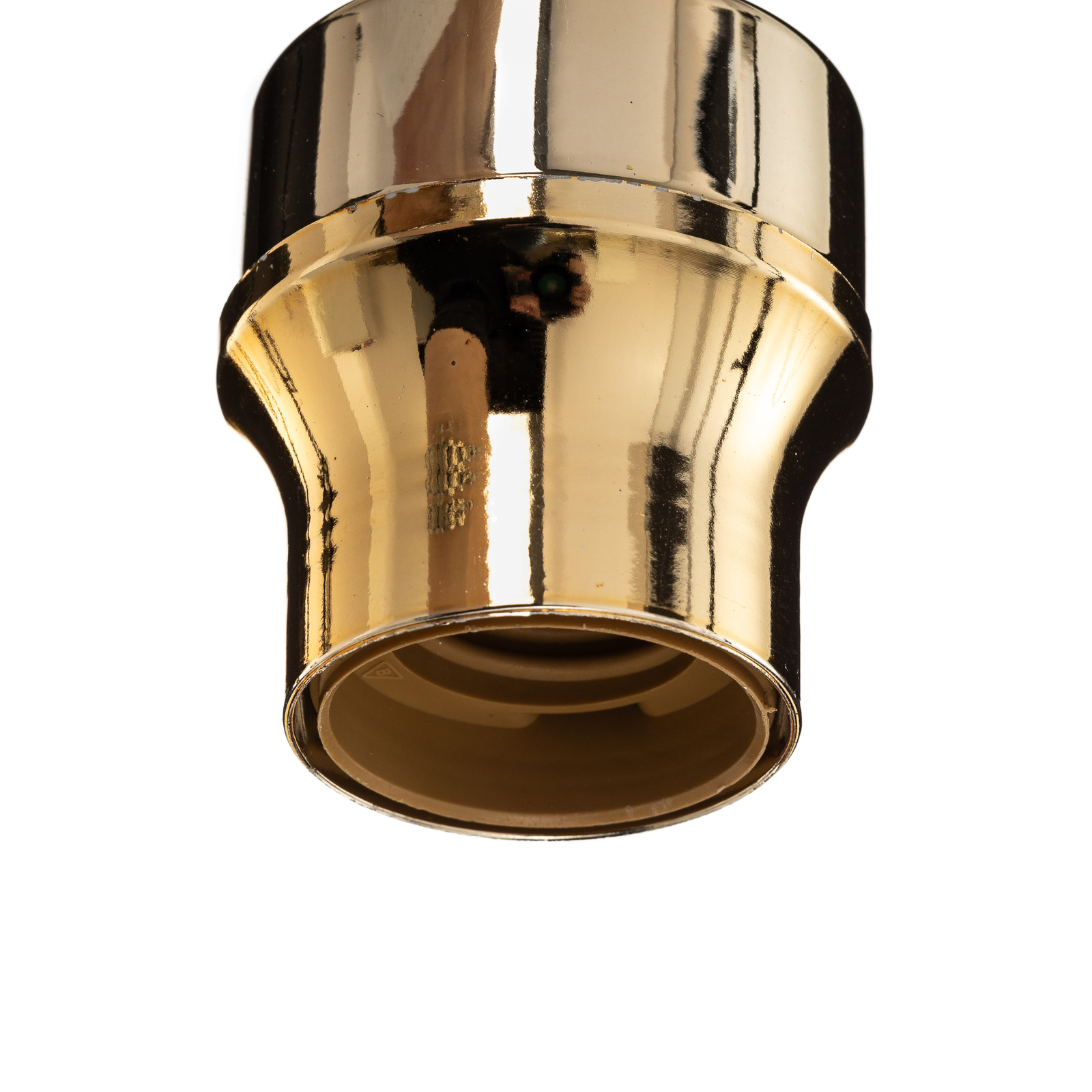 Hanglamp Devi, amber, 3-lamps, rondel