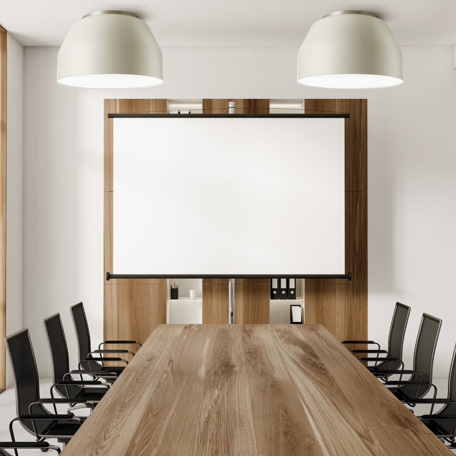 miloox by Sforzin Plafonieră Mug alb-crem cu detalii cromate Ø55cm - Camera de zi / sufragerie - Design - alb-crem crom periat opal - Metal