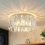 Lindby Sofia loftlampe, transparent/krom