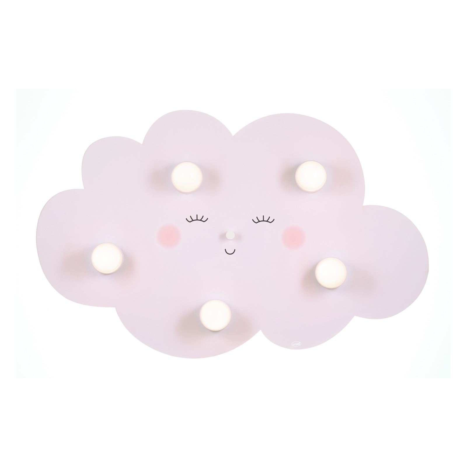 Lubų šviestuvas "Cloud Face Five-Light" rožinės spalvos