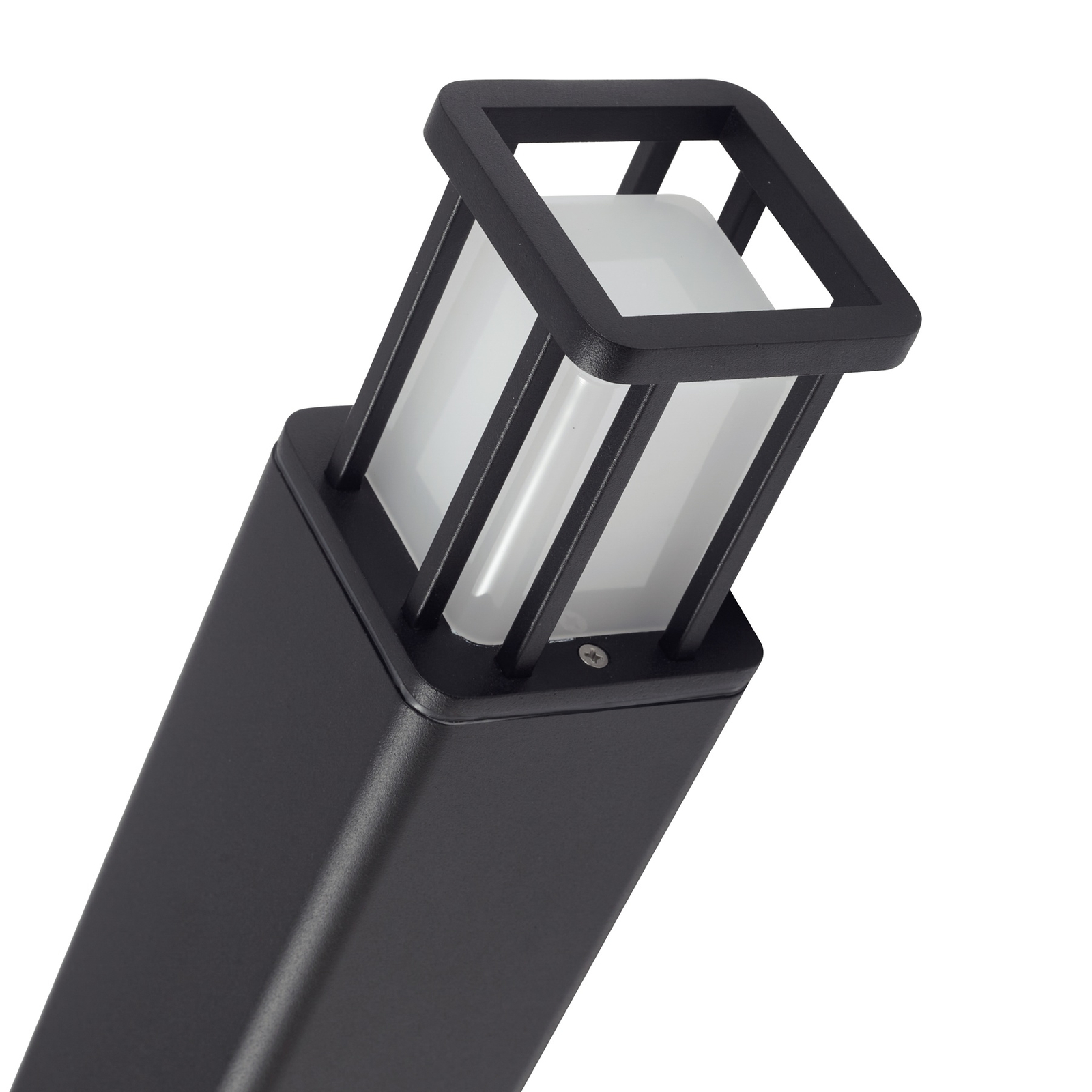 Lucande LED-Wegeleuchte Dakil, schwarz, Aluminium