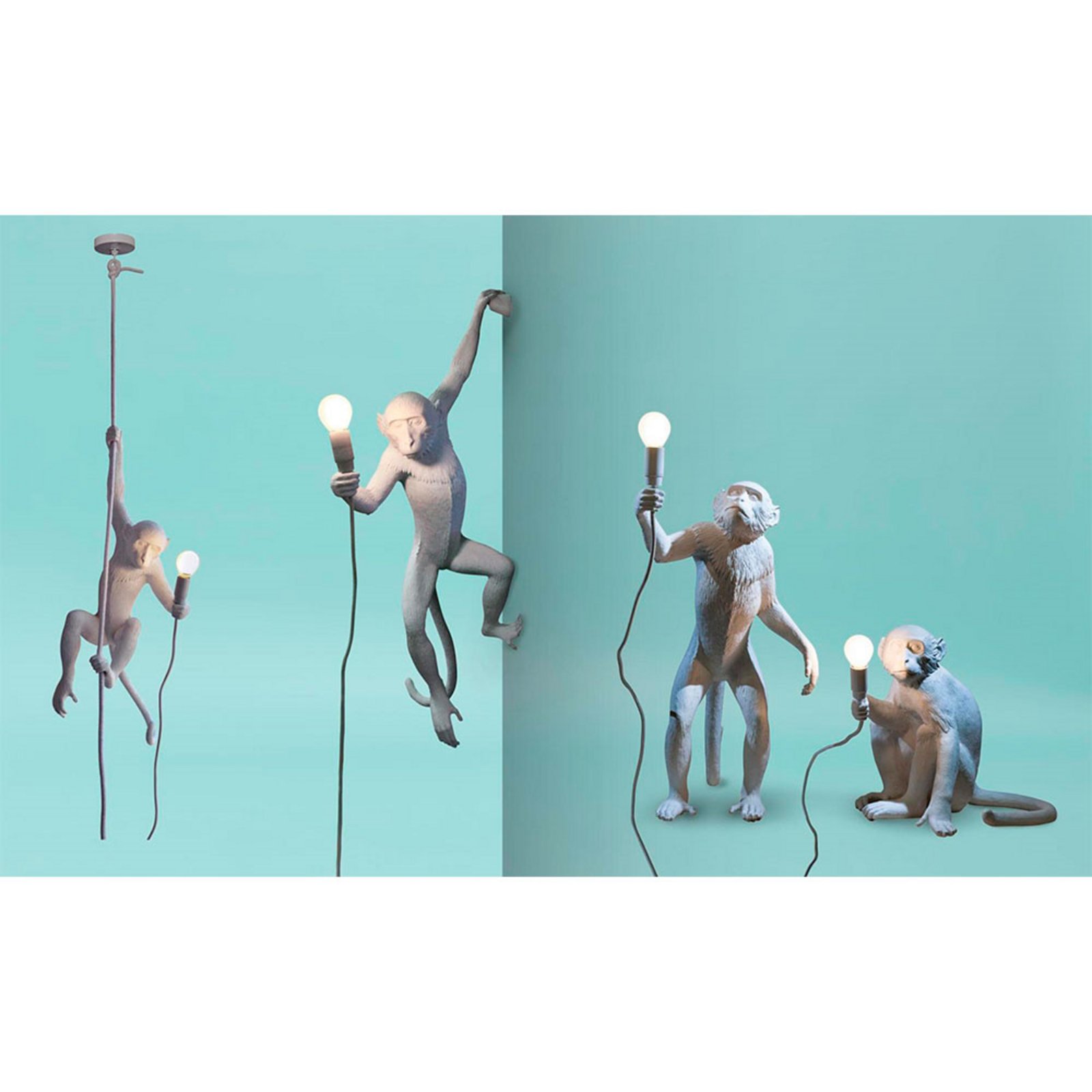 Monkey Standing Bordslampa - Seletti