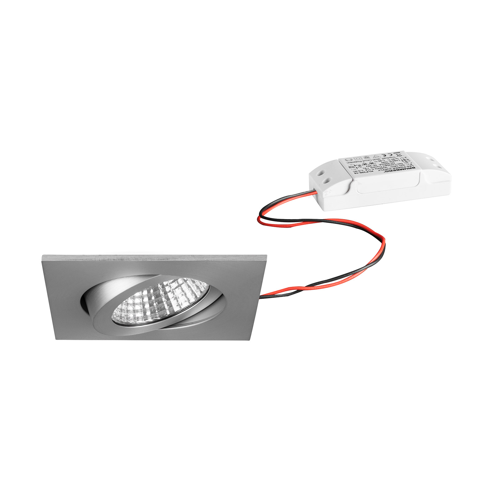 BRUMBERG LED-Einbaustrahler IP65 eckig schaltbar