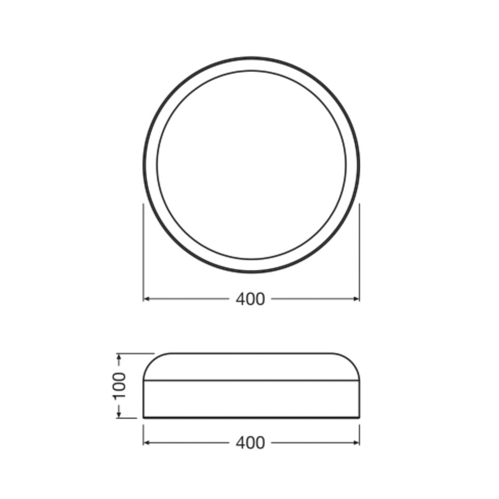 Plafonnier LED OSRAM Decor Bamboo Paper, Ø 40 cm, bambou
