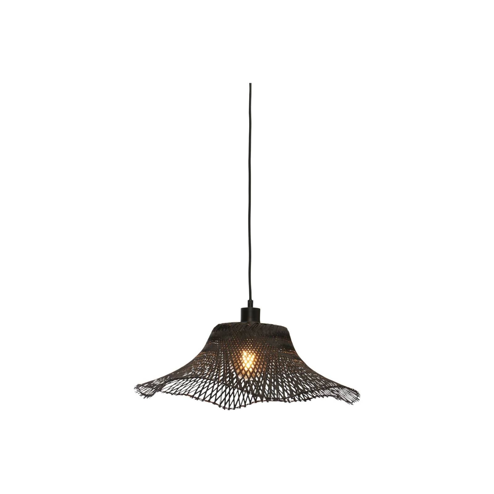 GOOD & MOJO Ibiza Hängelampe Ø 50 cm schwarz