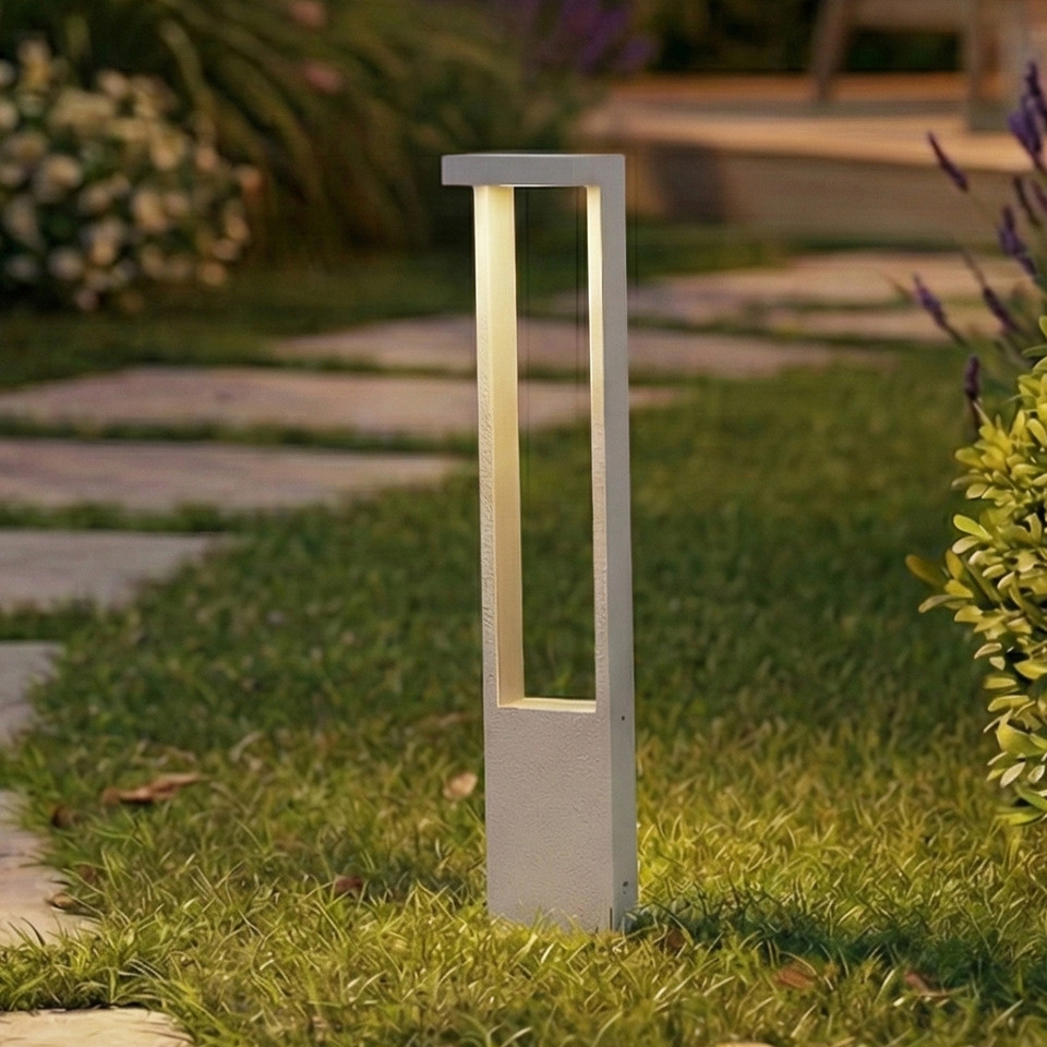 Lindby Lonete LED-väglampa, vit från Lindby