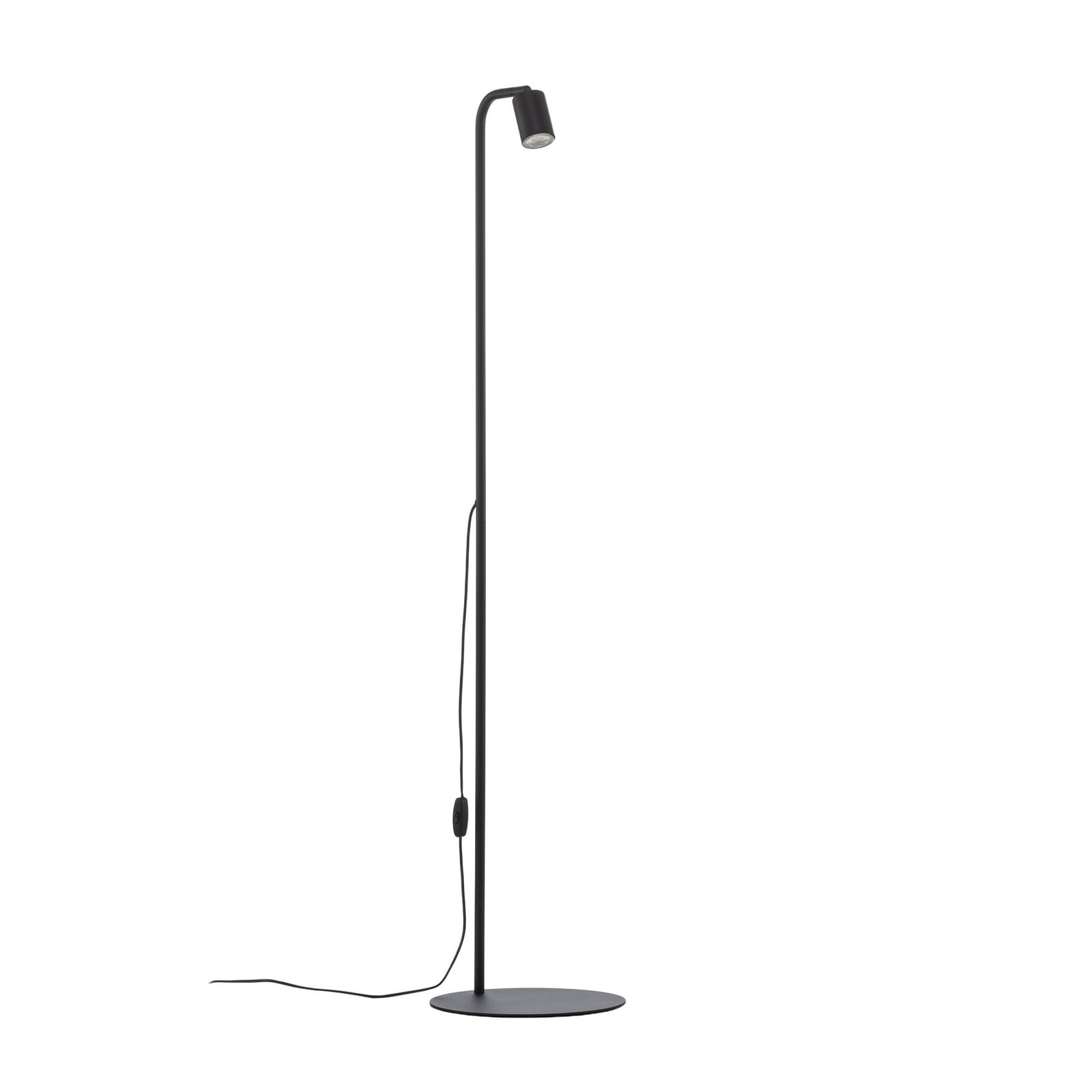 Piantana Nex, nera, metallo, altezza 140 cm, GU10