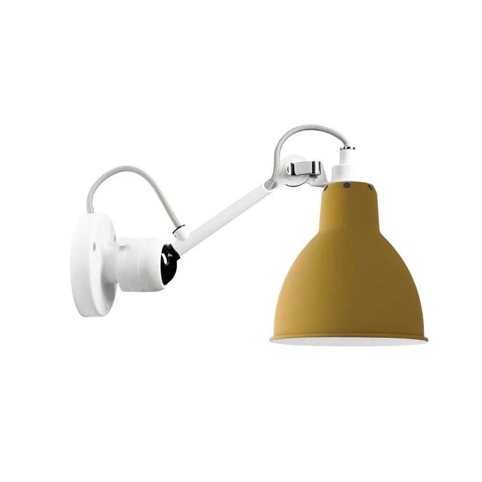 304 Aplică de Perete White/Yellow (Nu Întrerupător) - Lampe Gras