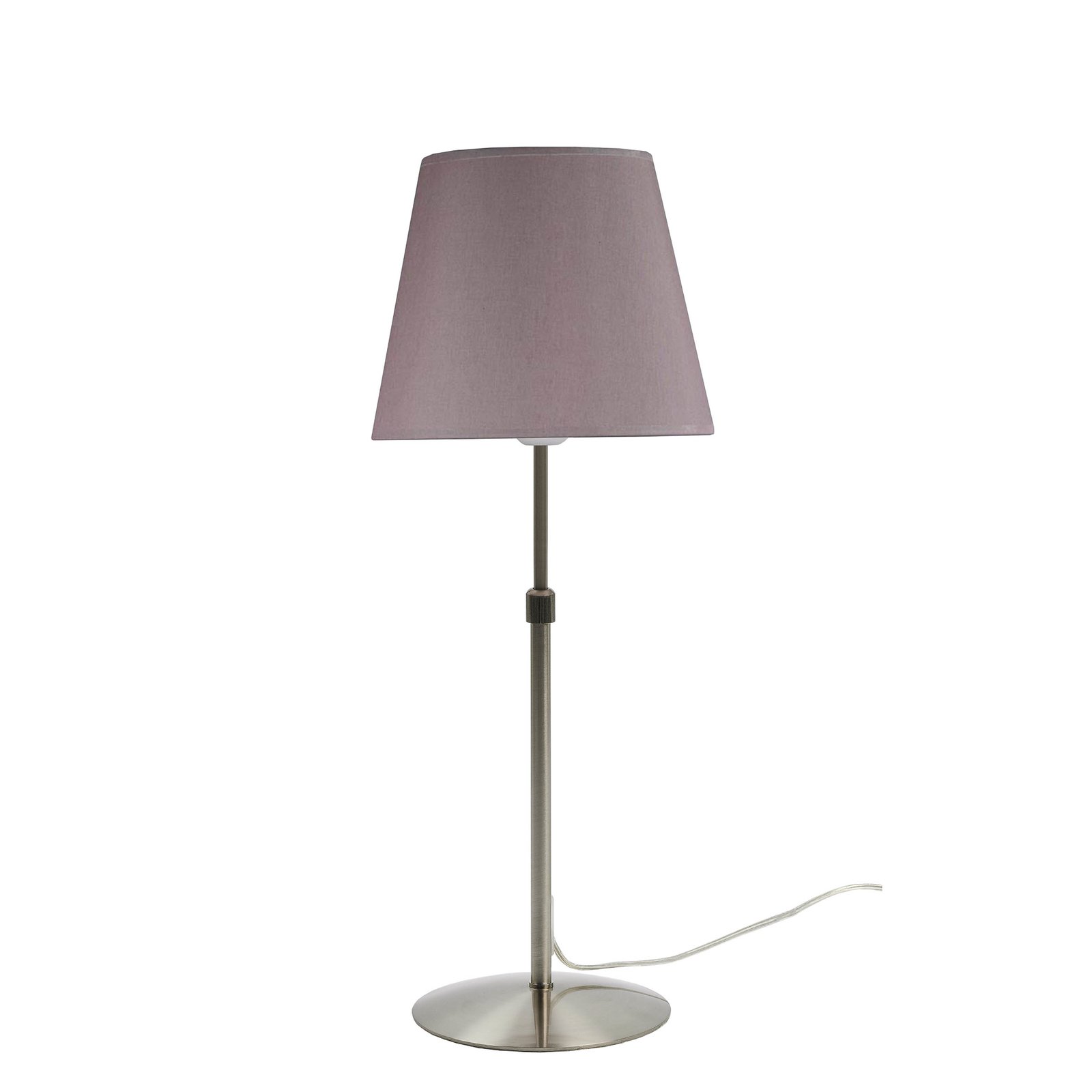 Aluminor Store table lamp, aluminium/taupe