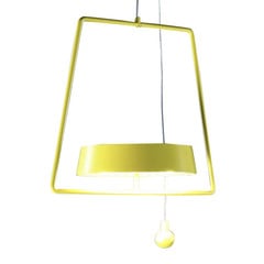 Lampa wisząca LED Miram akumulator, żółta