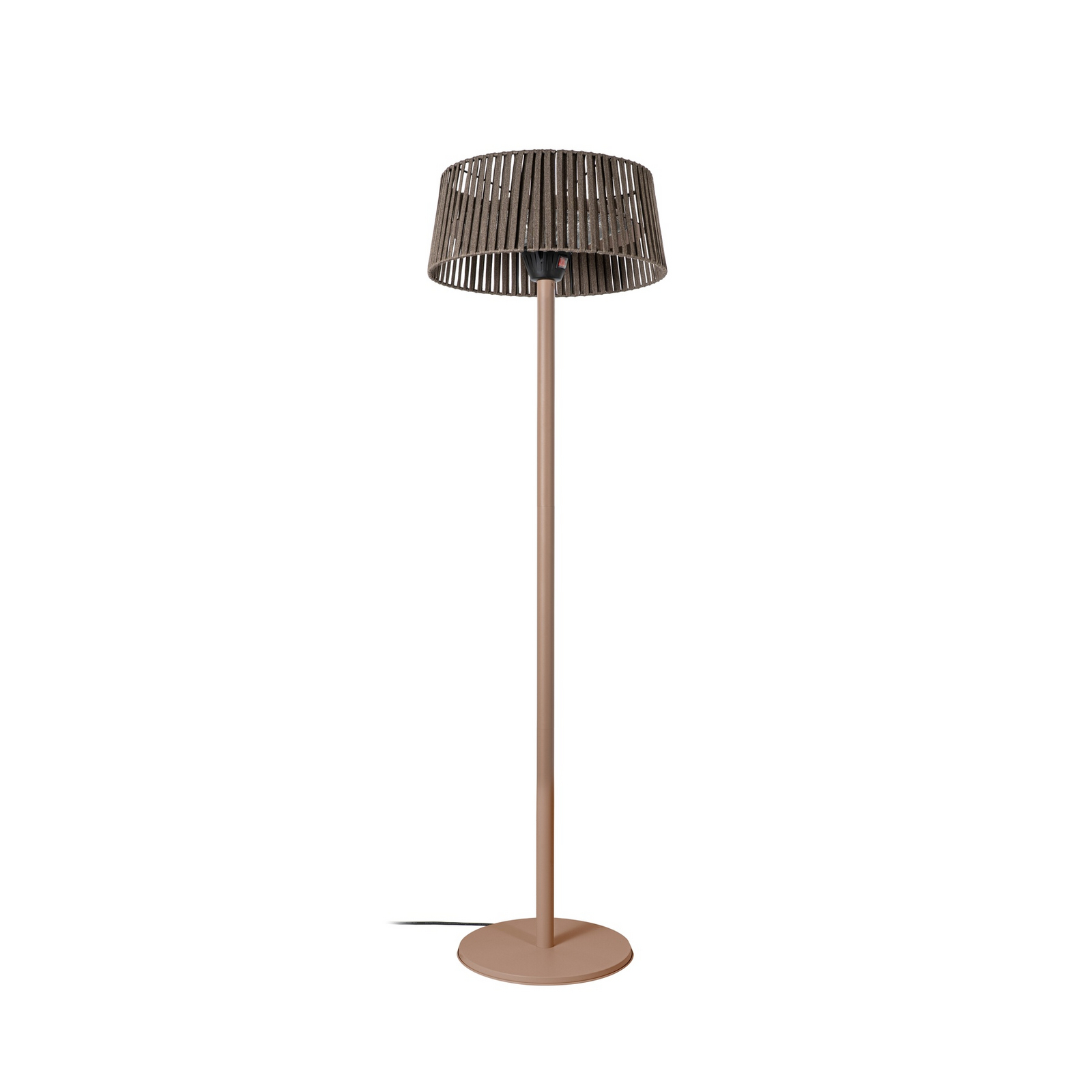 Radiateur rayonnant Pyravo, marron, 200 cm, aluminium, IP44 - Lucande Radiateur rayonnant Pyravo, marron, 200 cm, aluminium, IP44 - Lucande