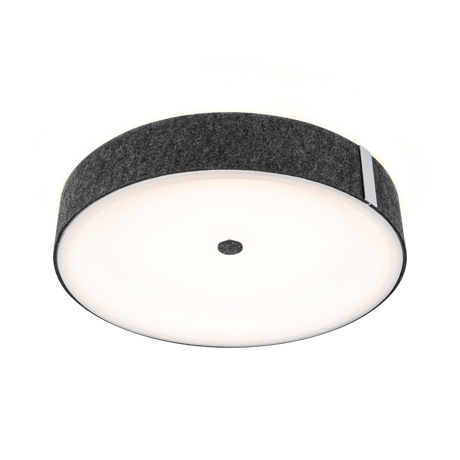 Paulmann Smart LED-Deckenlampe Malika anthrazit Ø 40 cm Filz